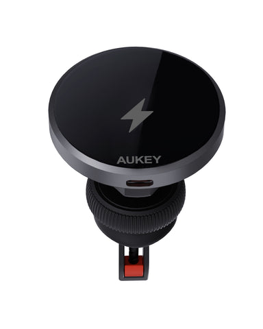 AUKEY MagFusion Dash Phone Mount HD-MC13 15W, Qi2, Black