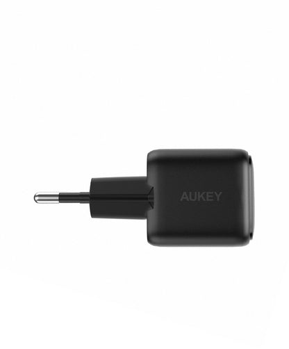 AUKEY Minima 20W GaN USB-C PA-B1T BK Wall Charger, Black