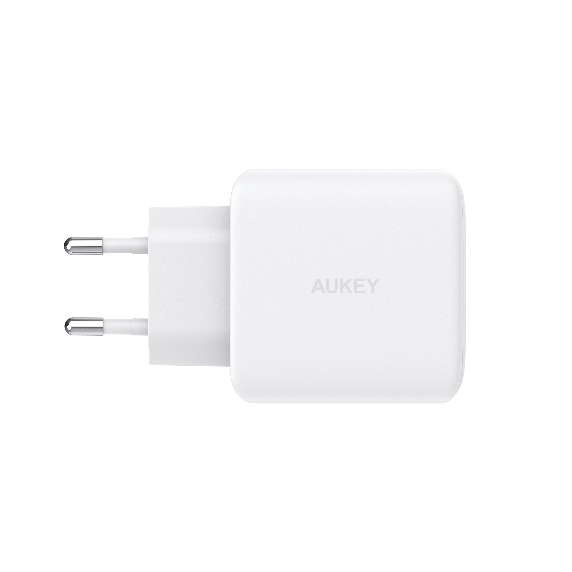 AUKEY Omnia II Dual 45W GaN PD PA-B4T WH 2-Port USB-C Wall Charger W.