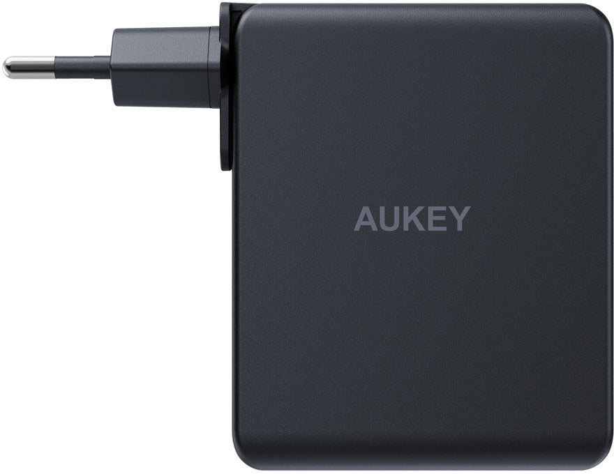 AUKEY OmniaMix II 140W GaN PD PA-B7O BK 3-Port, Wall Charger Black