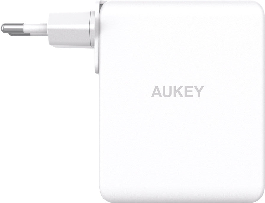 AUKEY OmniaMix II 140W GaN PD PA-B7O WH 3-Port, Wall charger White