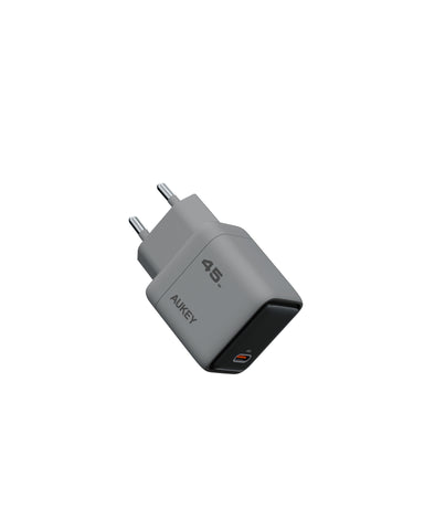 AUKEY Comet 45W GaN PD PA-C2 1-Port, Wall Charger Grey