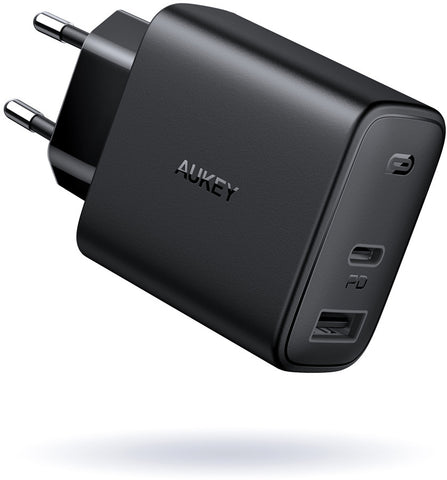 AUKEY Swift 32W PD 2-Port PA-F3S Wall Charger black