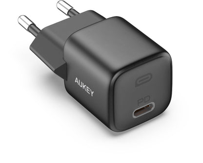 AUKEY Omnia Mini 20W GaN USB-C Bl PA-PB1-black 1-port, PD, QC