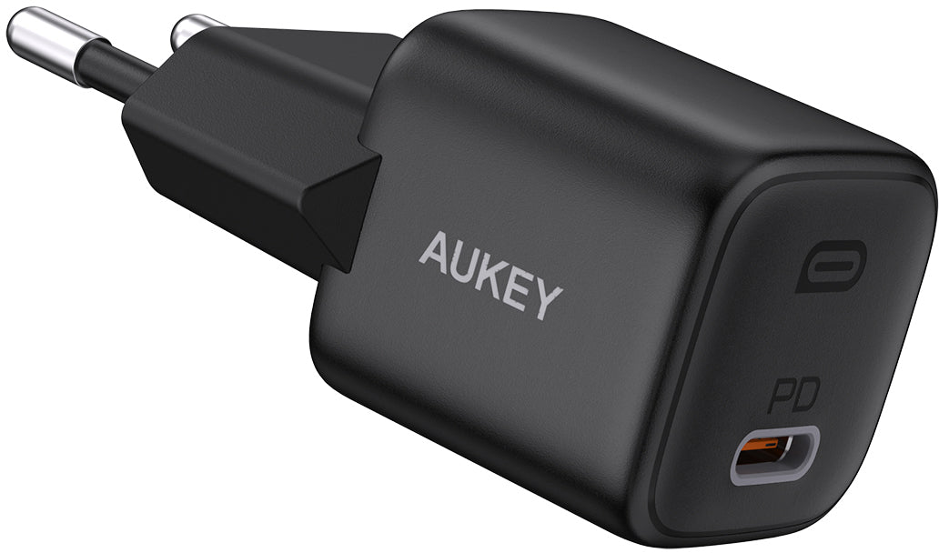 AUKEY Omnia Mini 20W GaN USB-C Bl PA-PB1-black 1-port, PD, QC