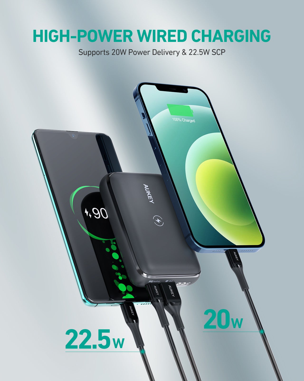 AUKEY Basix Pro Mini 10000mAh PB-WL01S Wireless Charging Powerbank