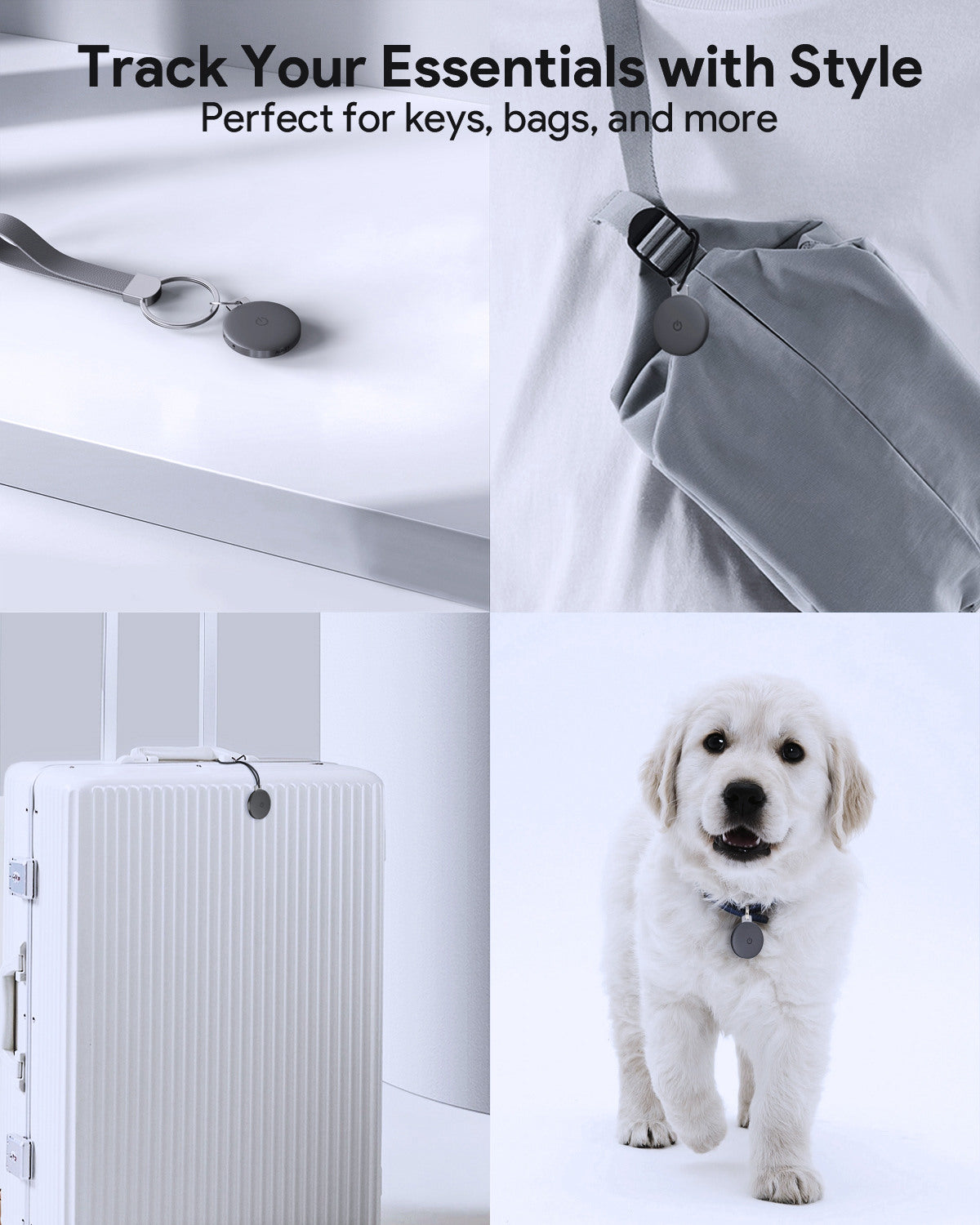 AUKEY TrackMate 1 Smart Tracker Tag TM-10 Dark FR Dark Grey