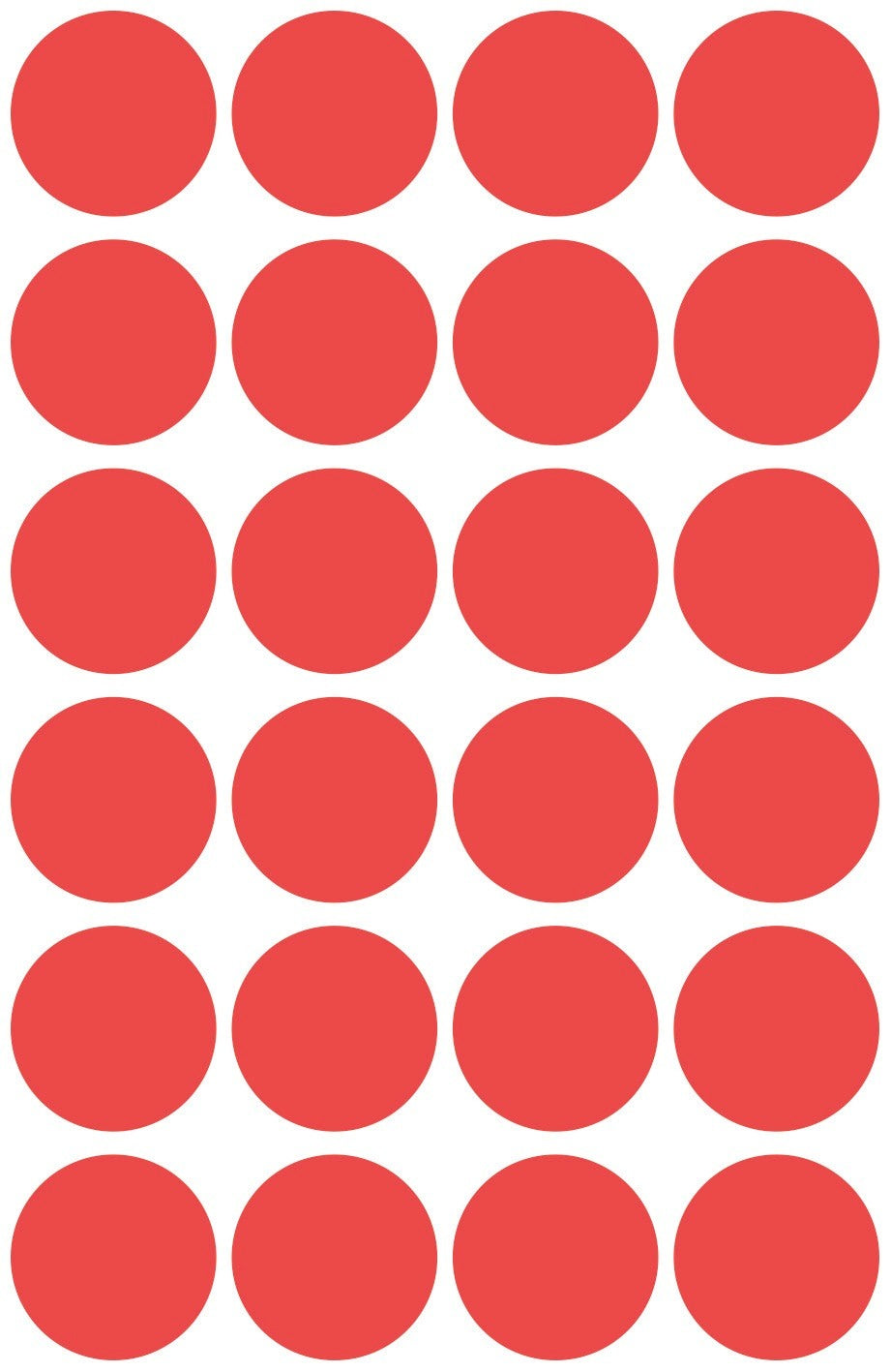 AVERY ZWECKFORM Markierungspunkte rot 3004 96 Stück 18mm