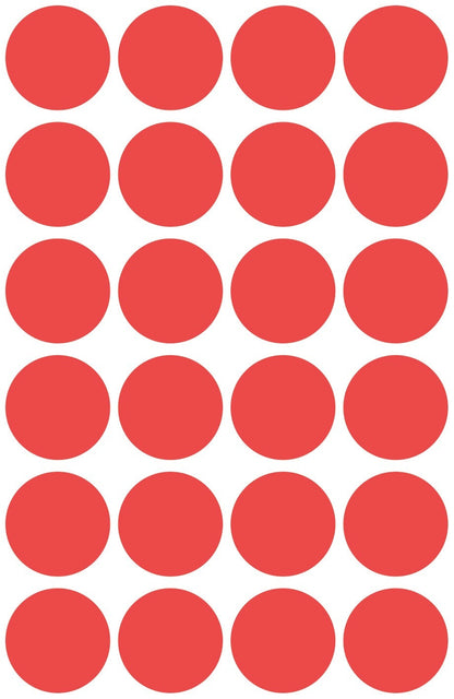 AVERY ZWECKFORM Markierungspunkte rot 3004 96 Stück 18mm