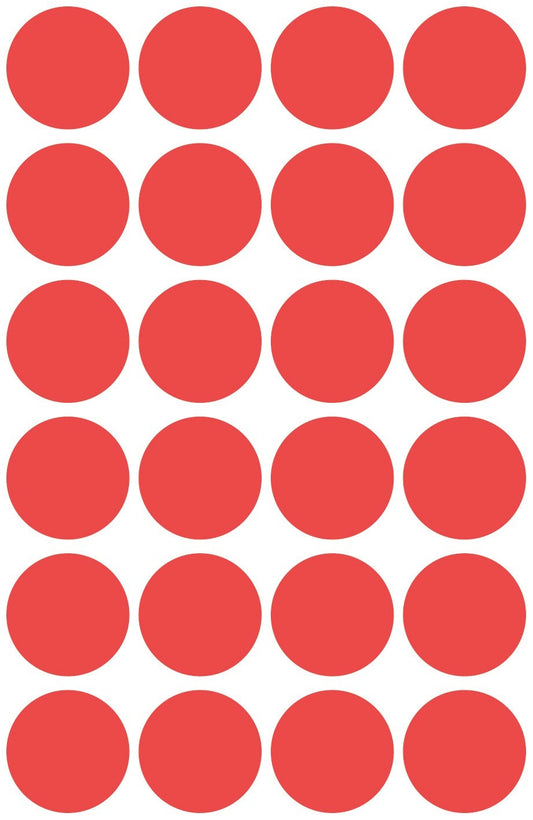 AVERY ZWECKFORM Markierungspunkte rot 3004 96 Stück 18mm