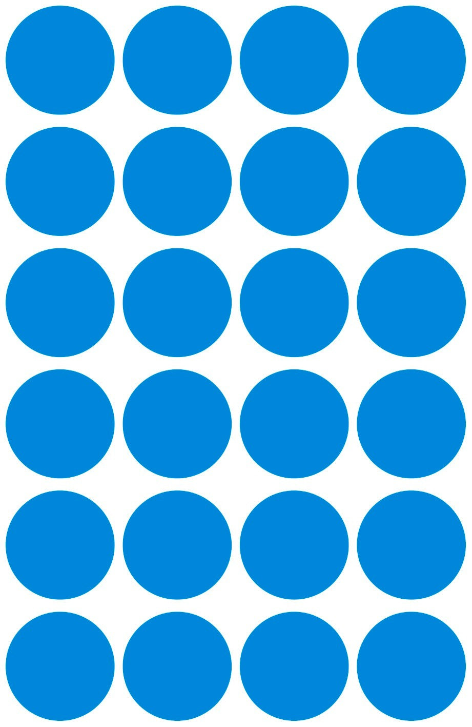 AVERY ZWECKFORM Markierungspunkte blau 3005 96 Stück 18mm