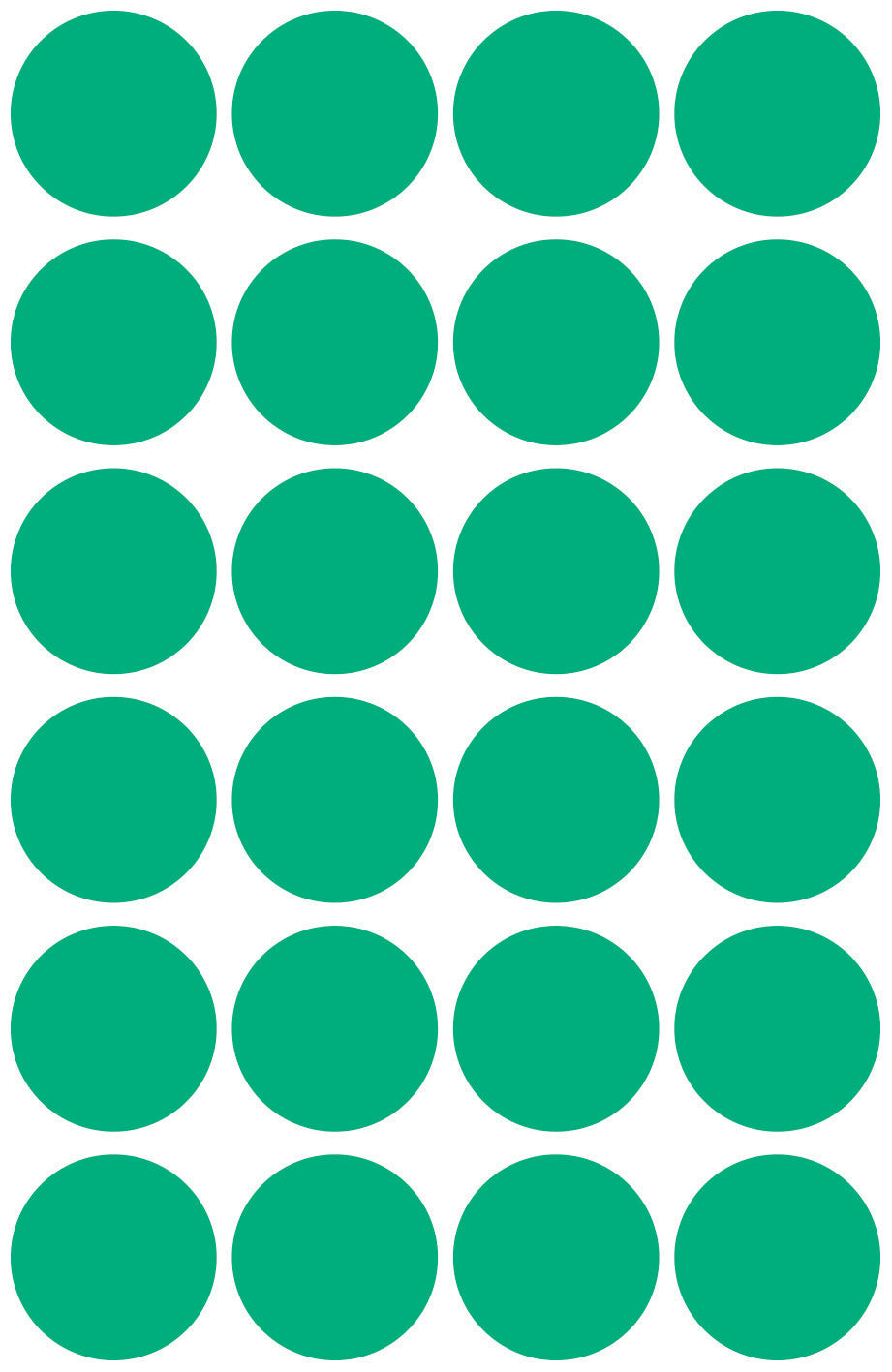 AVERY ZWECKFORM Markierungspunkte grün 3006 96 Stück 18mm