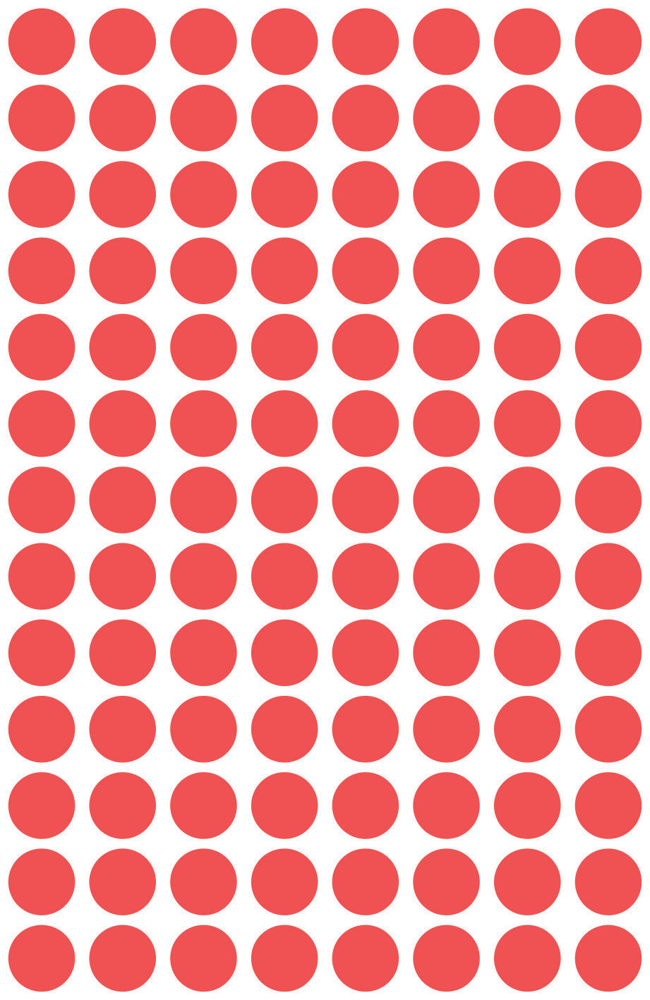 AVERY ZWECKFORM Markierungspunkte rot 3010 8mm 416 Stück