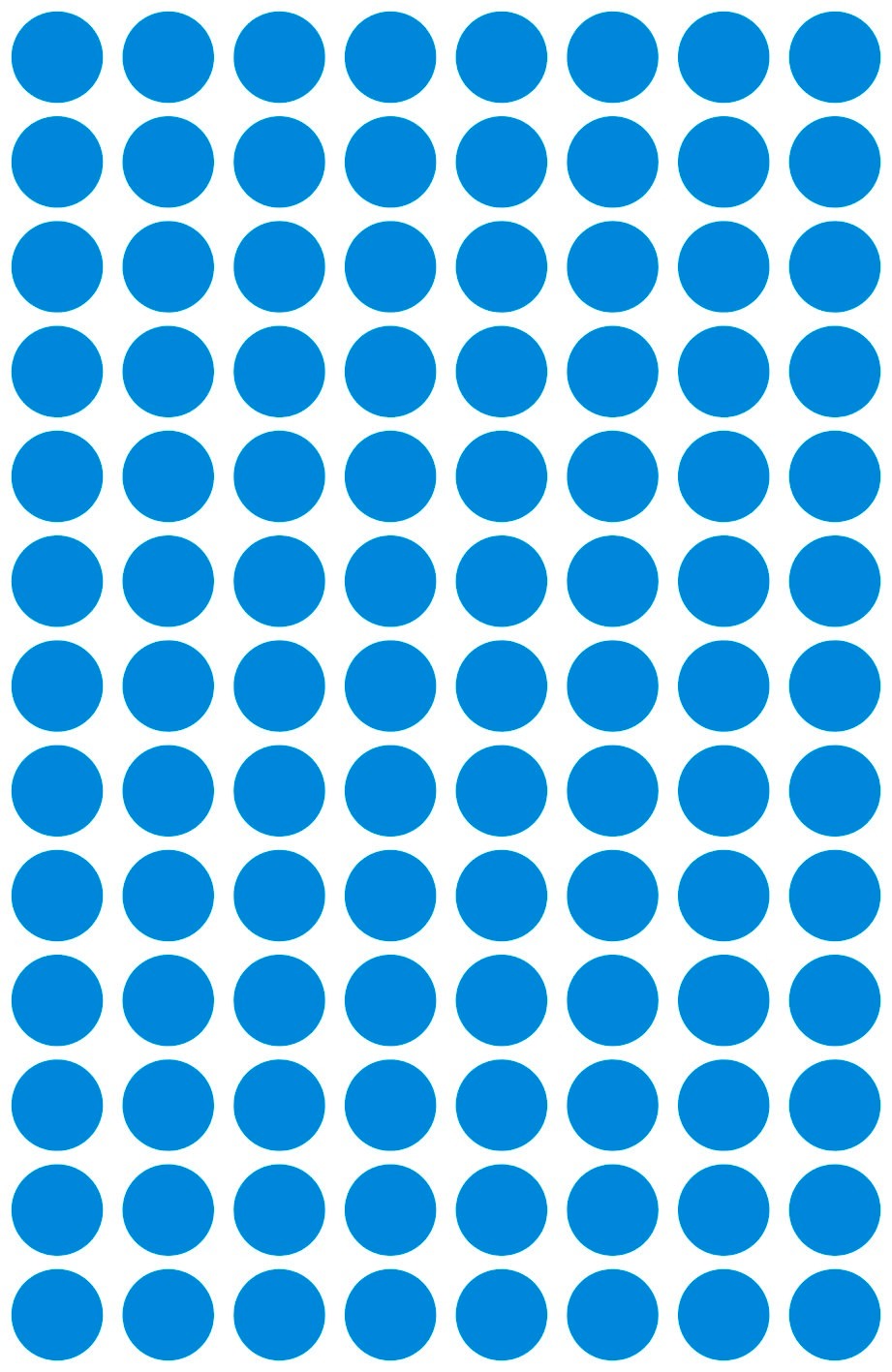 AVERY ZWECKFORM Markierungspunkte blau 3011 8mm 416 Stück