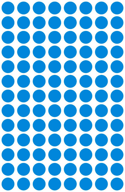 AVERY ZWECKFORM Markierungspunkte blau 3011 8mm 416 Stück