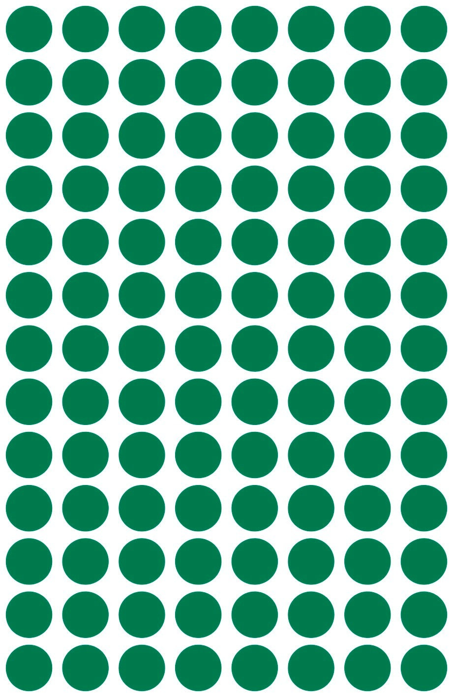 AVERY ZWECKFORM Markierungspunkte grün 3012 8mm 416 Stück