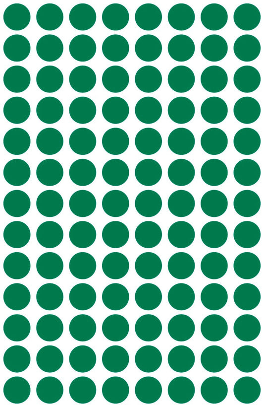 AVERY ZWECKFORM Markierungspunkte grün 3012 8mm 416 Stück