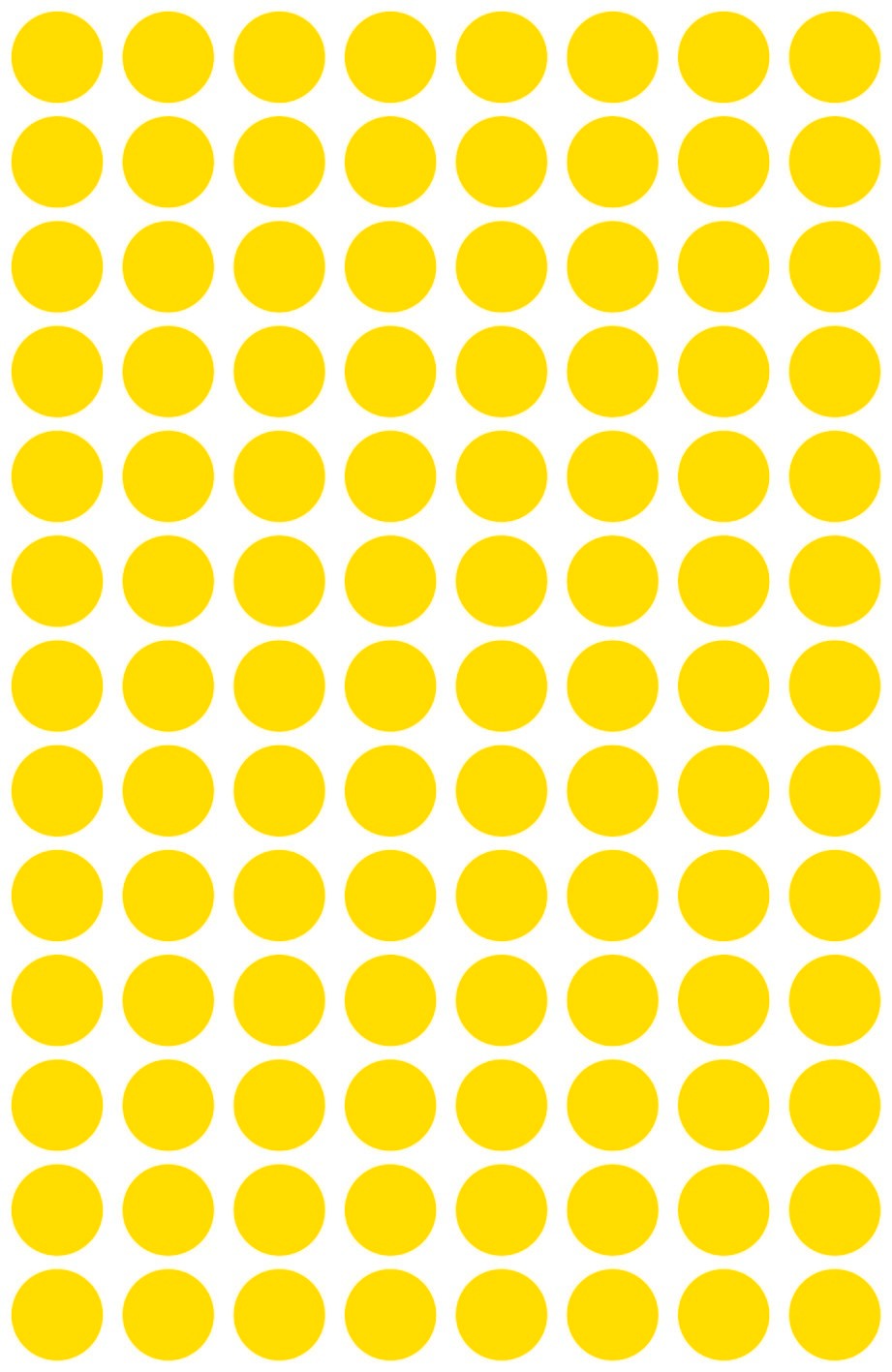 AVERY ZWECKFORM Markierungspunkte gelb 3013 8mm 416 Stück