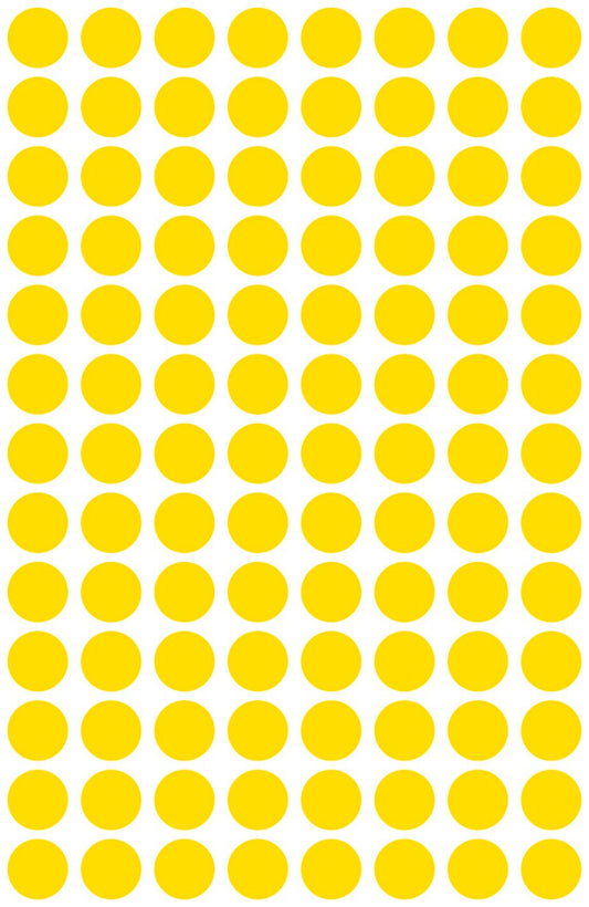 AVERY ZWECKFORM Markierungspunkte gelb 3013 8mm 416 Stück