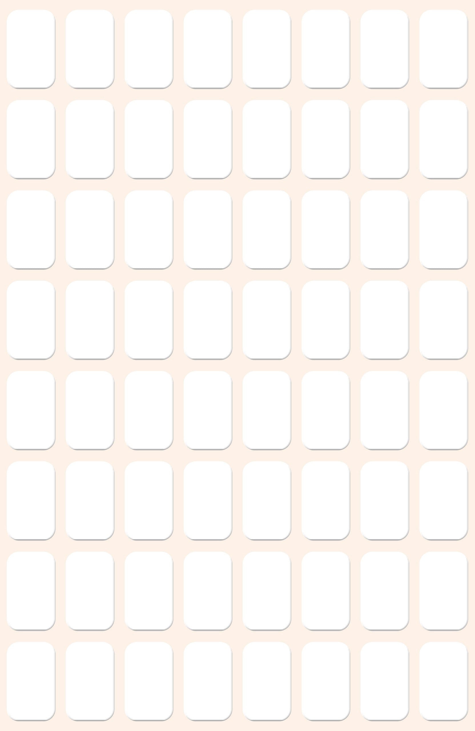 AVERY ZWECKFORM Haushaltetiketten 13×8mm 3041Z weiss 384 Stück