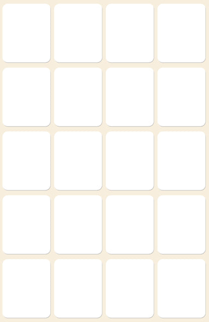 AVERY ZWECKFORM Etiketten 22×18mm 3043Z weiss 120 Stück