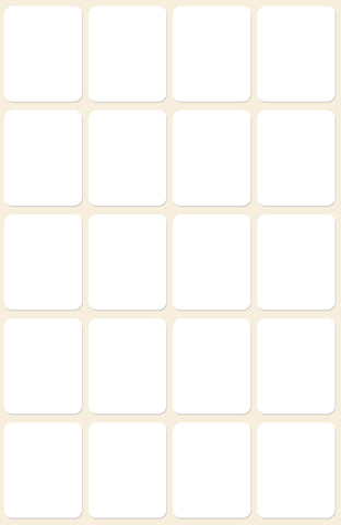 AVERY ZWECKFORM Etiketten 22×18mm 3043Z weiss 120 Stück