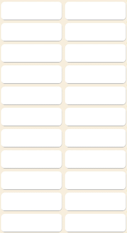 AVERY ZWECKFORM Etiketten 32×10mm 3044Z weiss 120 Stück