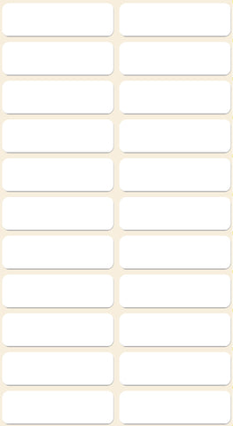 AVERY ZWECKFORM Etiketten 32×10mm 3044Z weiss 120 Stück