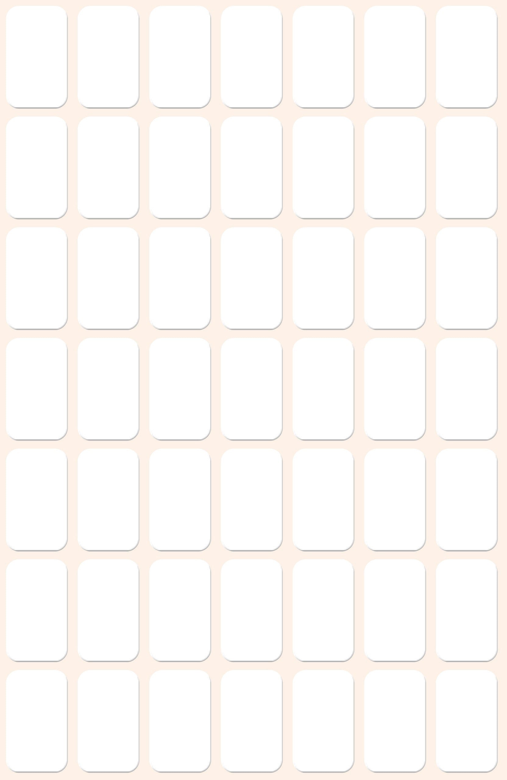 AVERY ZWECKFORM Haushaltetiketten 16×9mm 3072Z weiss 294 Stück