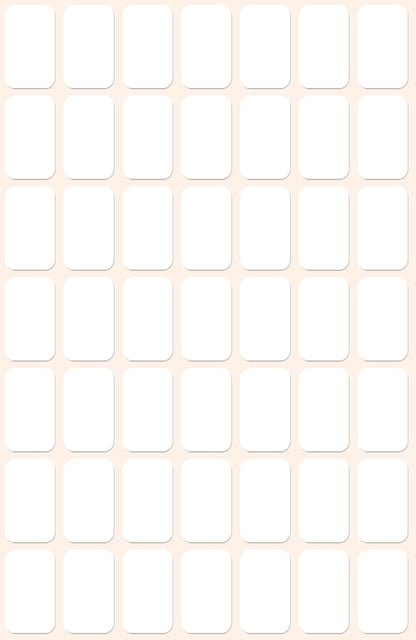 AVERY ZWECKFORM Haushaltetiketten 16×9mm 3072Z weiss 294 Stück