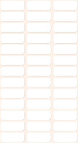 AVERY ZWECKFORM Haushaltetiketten 20×8mm 3073Z weiss 234 Stück