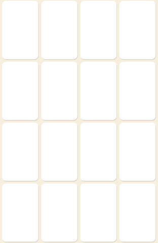 AVERY ZWECKFORM Etiketten 29×18mm 3074Z weiss 96 Stück