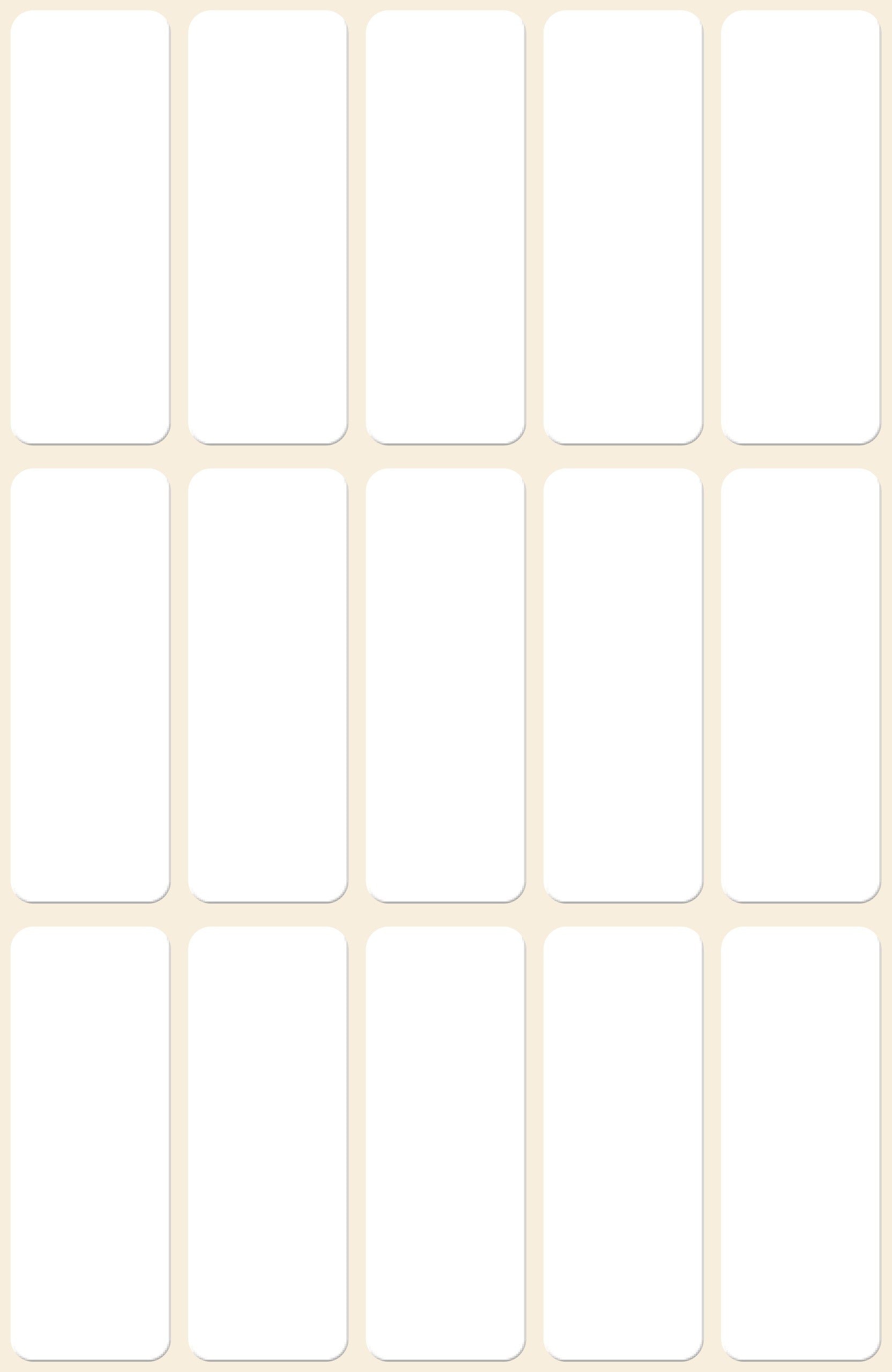 AVERY ZWECKFORM Etiketten 38×14mm 3076Z weiss 90 Stück