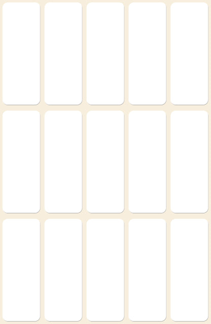 AVERY ZWECKFORM Etiketten 38×14mm 3076Z weiss 90 Stück