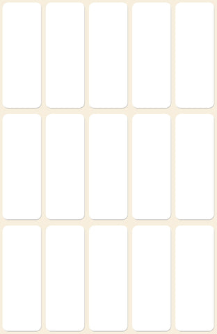 AVERY ZWECKFORM Etiketten 38×14mm 3076Z weiss 90 Stück