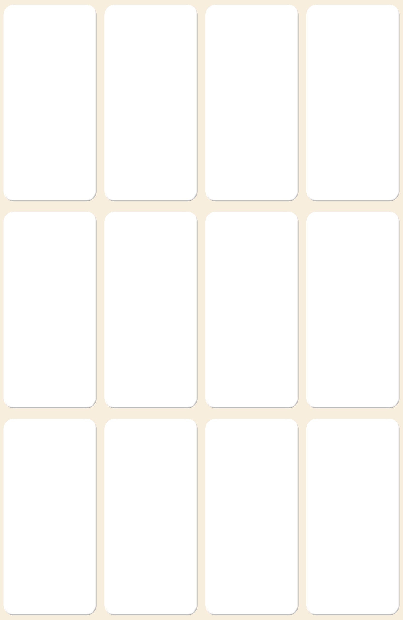 AVERY ZWECKFORM Etiketten 38×18mm 3077Z weiss 72 Stück