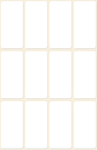 AVERY ZWECKFORM Etiketten 38×18mm 3077Z weiss 72 Stück