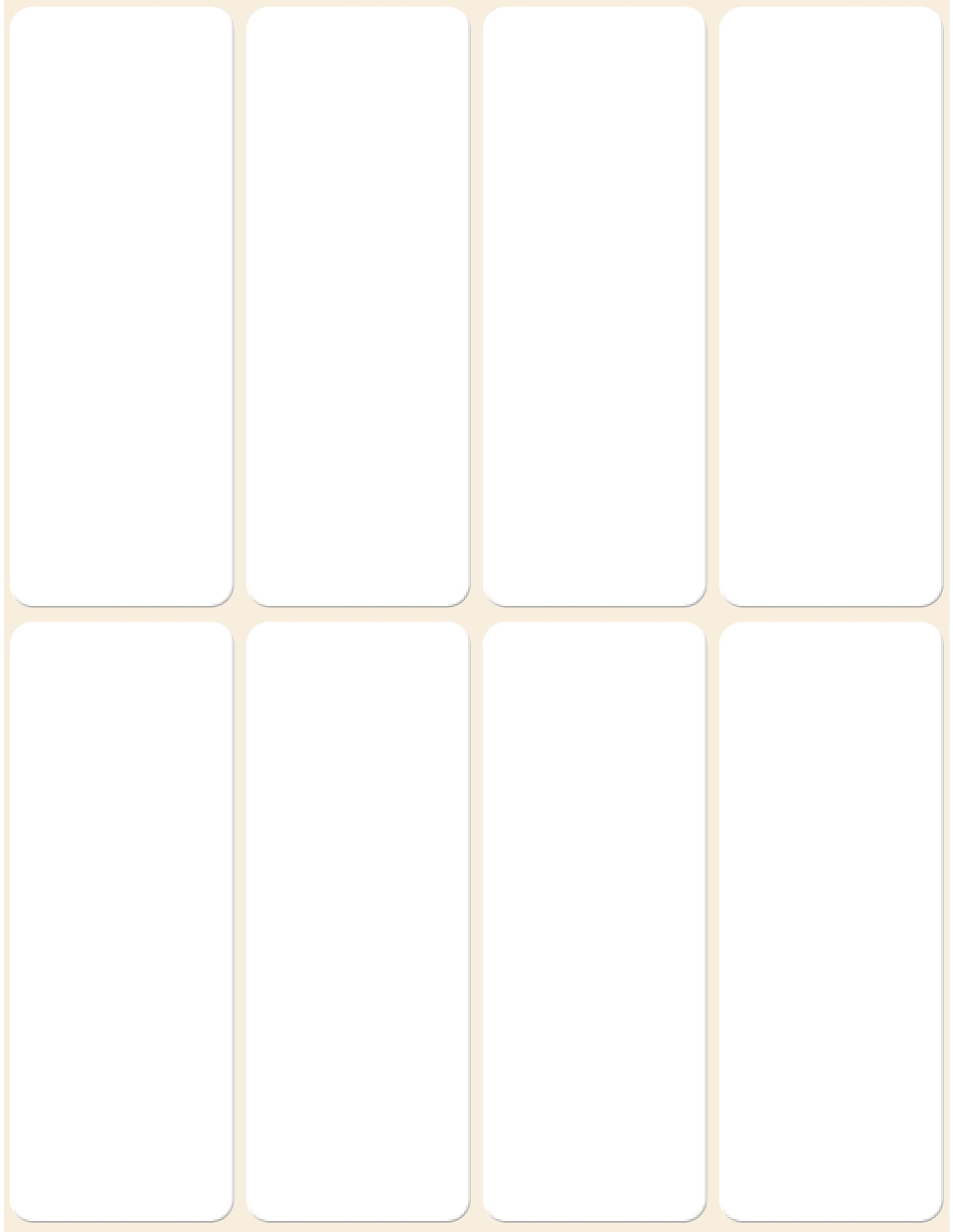 AVERY ZWECKFORM Etiketten 50×19mm 3079Z weiss 48 Stück