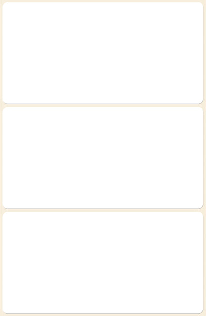 AVERY ZWECKFORM Etiketten 76×39mm 3081Z weiss 18 Stück