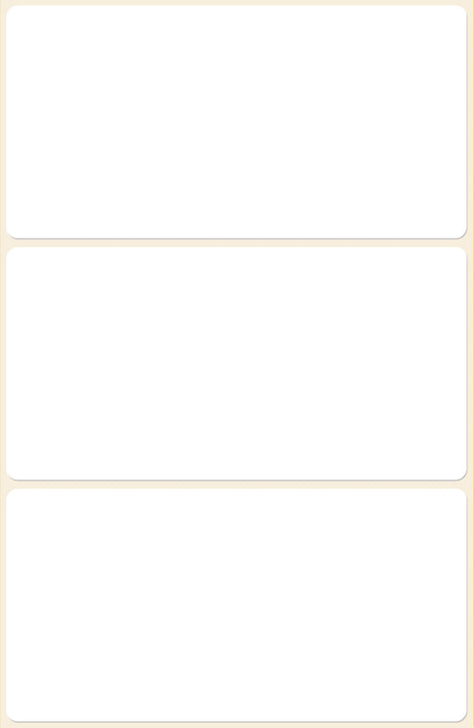 AVERY ZWECKFORM Etiketten 76×39mm 3081Z weiss 18 Stück