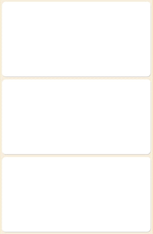 AVERY ZWECKFORM Etiketten 76×39mm 3081Z weiss 18 Stück