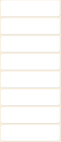 AVERY ZWECKFORM Etiketten 50×14mm 3086Z weiss 64 Stück