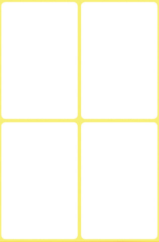 AVERY ZWECKFORM Etiketten 54×35mm 3087Z weiss 24 Stück