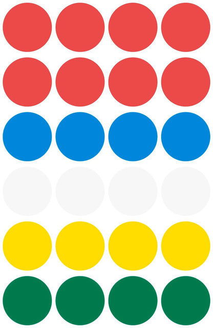 AVERY ZWECKFORM Markierungspunkte 18mm 3089Z ass. 96 Stück