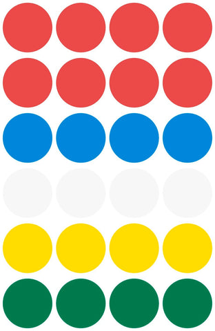 AVERY ZWECKFORM Markierungspunkte 18mm 3089Z ass. 96 Stück