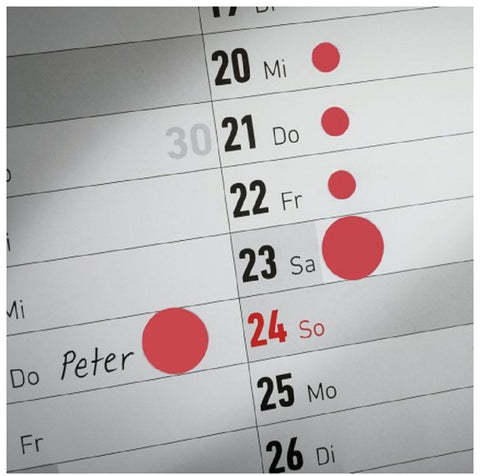 AVERY ZWECKFORM Markierungspunkte 18mm 3089Z ass. 96 Stück