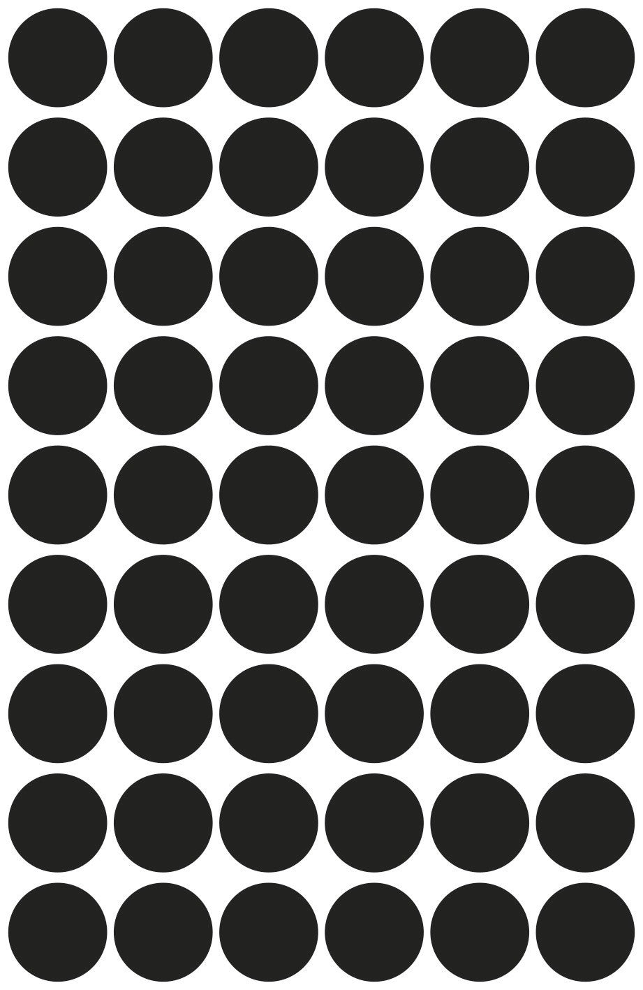 AVERY ZWECKFORM Markierungspunkte schwarz 3140 270 Stück 12mm