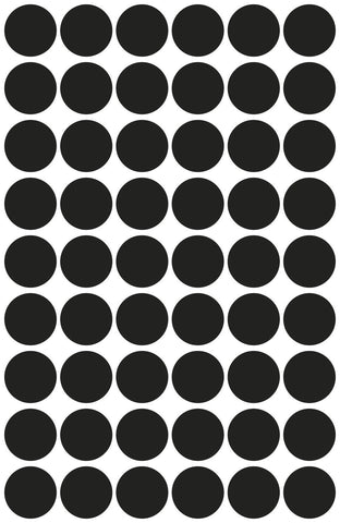 AVERY ZWECKFORM Markierungspunkte schwarz 3140 270 Stück 12mm