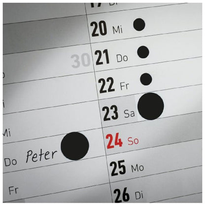 AVERY ZWECKFORM Markierungspunkte schwarz 3140 270 Stück 12mm