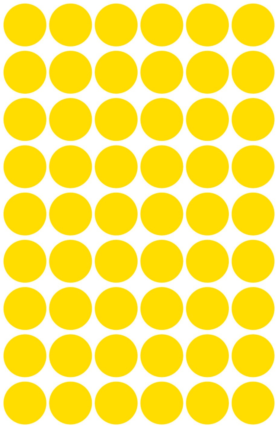 AVERY ZWECKFORM Markierungspunkte gelb 3144 12mm 270 Stück